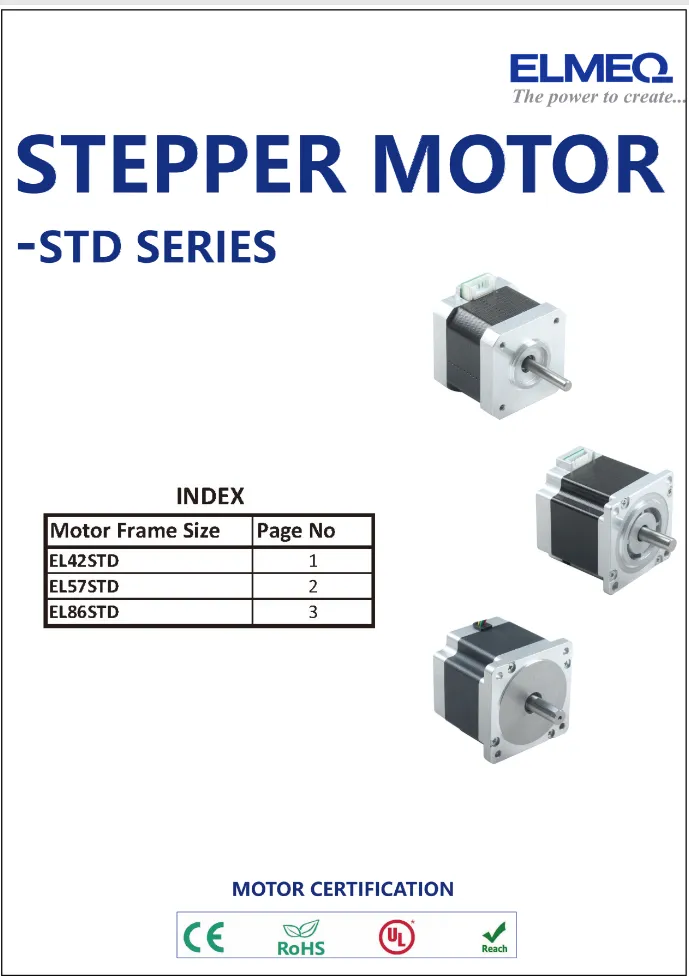 • Stepper motors–STD Series