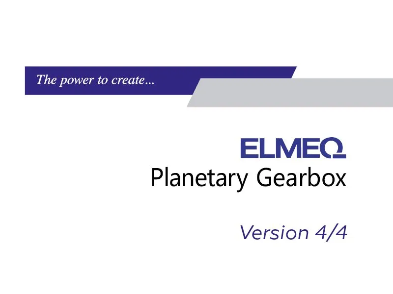 Planetary gearbox V4