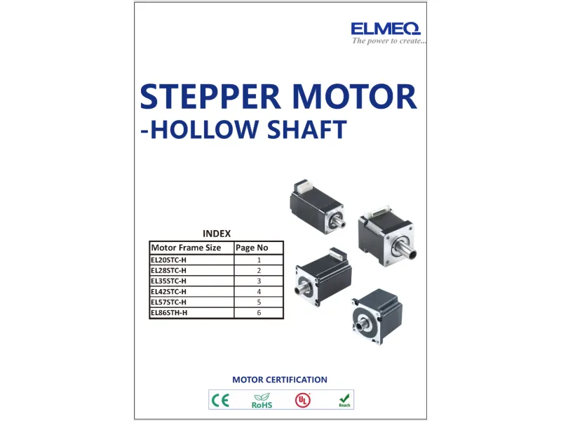 Stepper motors – Hollow shaft