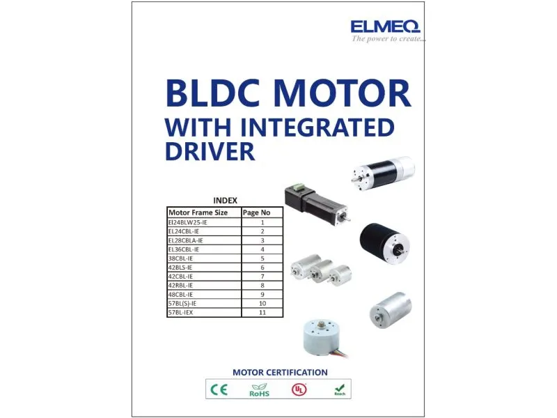BLDC motor with integrated driver