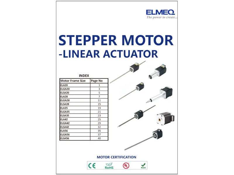 Stepper motors - Linear actuator