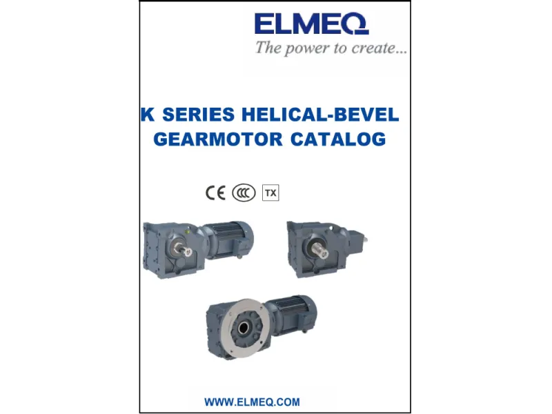 K series helical -Bevel gearmotor